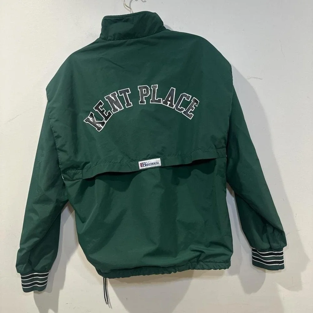 Vintage Boathouse KPS Athletics‎ green 1/4 quarter zip pullover